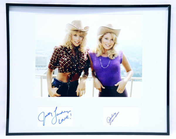 Audrey & Judy Landers Dual Signed Framed 16x20 Photo Set