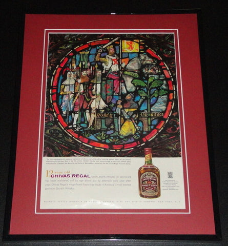 1959 Chivas Regal Whiskey 11x14 Framed ORIGINAL Vintage Advertisement