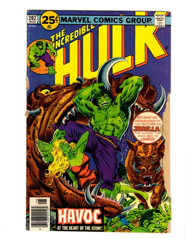 Incredible Hulk #202 ORIGINAL Vintage 1976 Marvel Comics Jarella