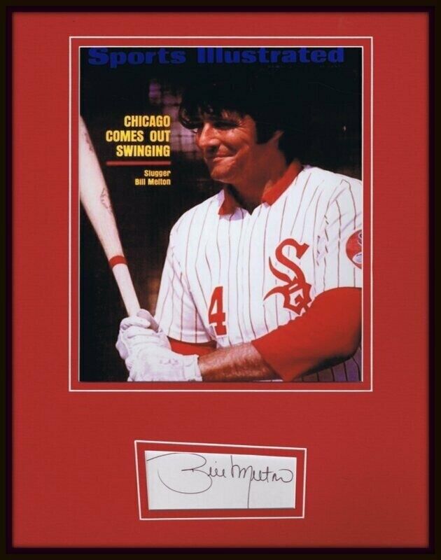 Bill Melton Signed Framed 11x14 Photo Display JSA White Sox