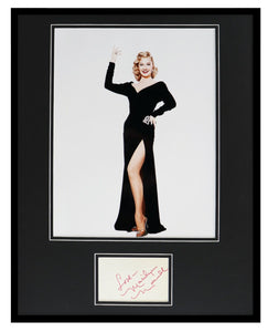 Marilyn Maxwell Signed Framed 16x20 Photo Display Lemon Drop Kid