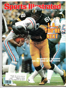 Jan 14 1980 Sports Illustrated Magazine LC Greenwood Steelers Dan Pastorini