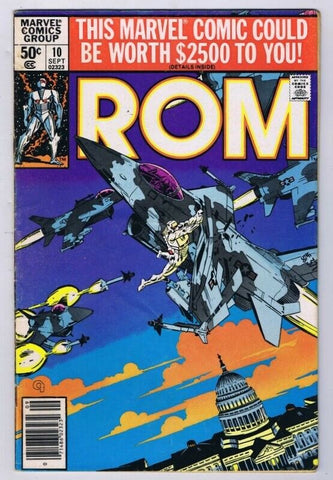 Rom #10 ORIGINAL Vintage 1980 Marvel Comics 