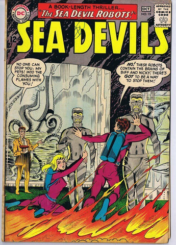 Sea Devils #19 ORIGINAL Vintage 1964 DC Comics 