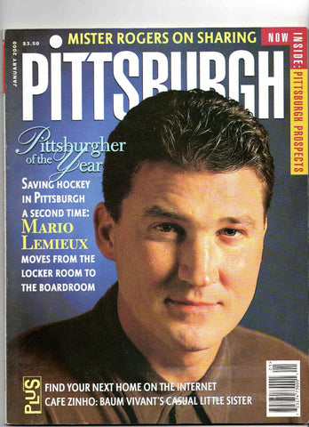 VINTAGE Jan 2000 Pittsburgh Magazine Mario Lemieux Pittsburgher of Year