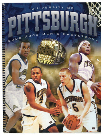 ORIGINAL Vintage 2002-03 Pitt Panthers Basketball Media Guide Sweet 16 Season