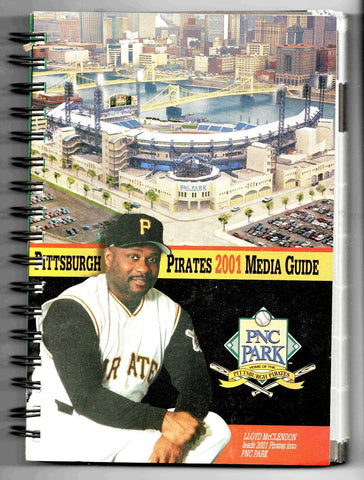 2001 Pittsburgh Pirates Media Guide First PNC Park Season