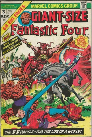 Giant Size Fantastic Four #3 ORIGINAL Vintage 1974 Marvel Comics