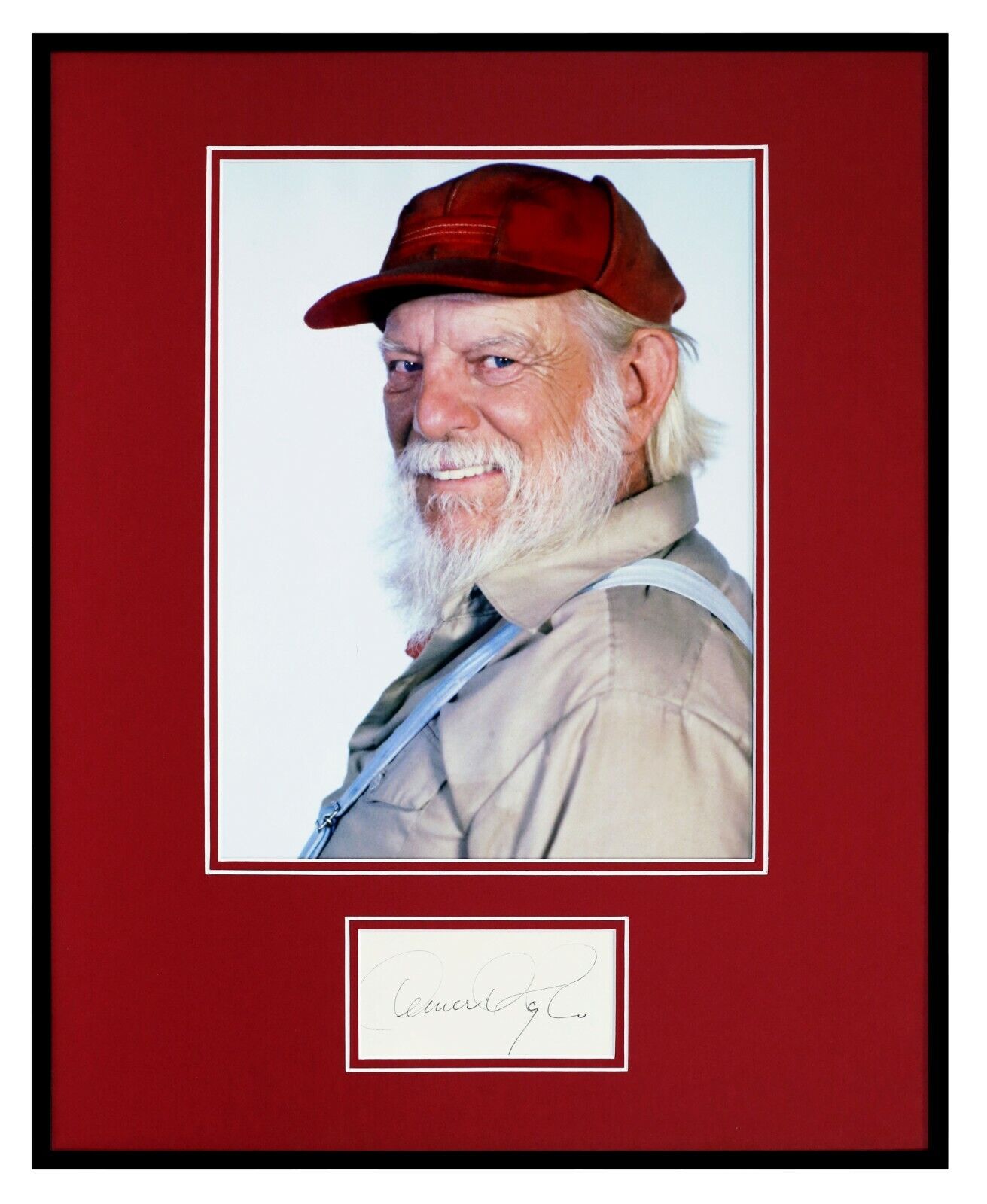 Denver Pyle Signed Framed 16x20 Dukes of Hazzard Photo Display JSA Jesse Duke