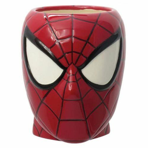 BRAND NEW Marvel Spiderman Head 12 oz Molded Ceramic Mug