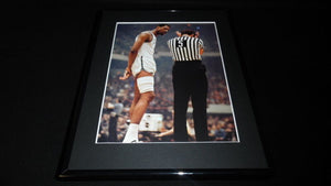 Bill Russell Yelling at Referee Framed 11x14 Photo Display Boston Celtics