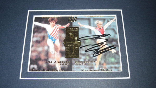 Shannon Miller Signed Framed 11x17 Photo Display Olympics B