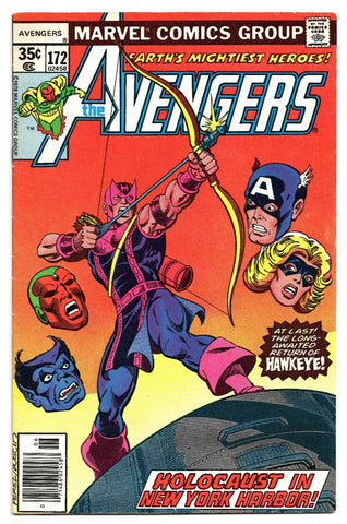 Avengers #172 VINTAGE 1978 Marvel Comics Hawkeye Korvac