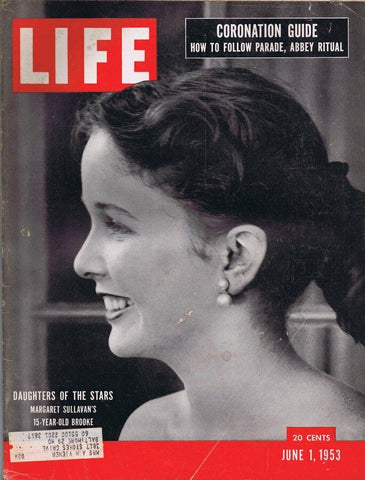 ORIGINAL Vintage Life Magazine June 1 1953 Brooke Sullivan