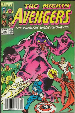 Avengers #244 ORIGINAL Vintage 1984 Marvel Comics 