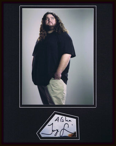 Jorge Garcia Signed Framed 11x14 Photo Poster Display Lost Hector Lopez