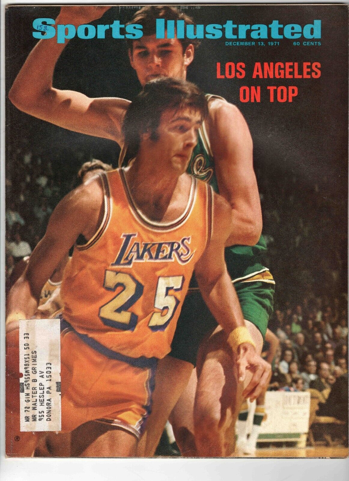 Dec 13 1971 Sports Illustrated Magazine Gail Goodrich Lakers