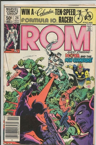 Rom #24 ORIGINAL Vintage 1981 Marvel Comics