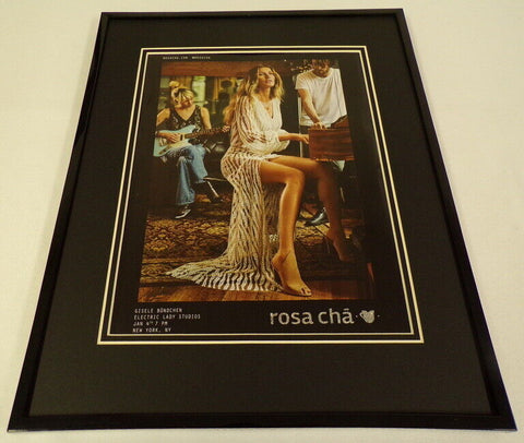 Gisele Bundchen 2019 Rosa Cha Framed 11x14 ORIGINAL Advertisement