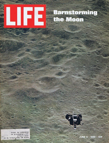 ORIGINAL Vintage Life Magazine June 6 1969 Barnstorming the Moon