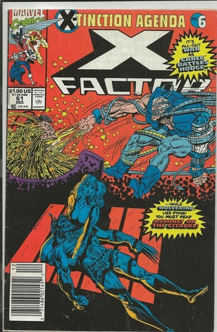 X Factor #61 ORIGINAL Vintage 1990 Marvel Comics 