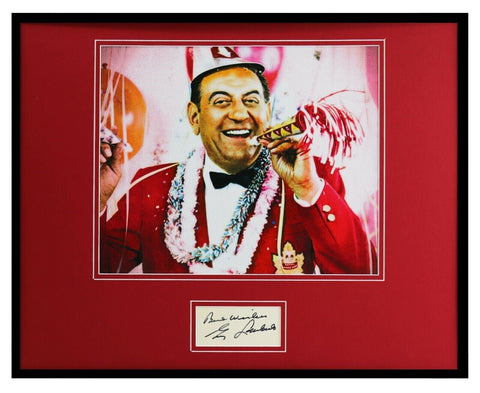 Guy Lombardo Signed Framed 16x20 Photo Display