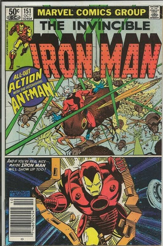 Iron Man #151 ORIGINAL Vintage 1981 Marvel Comics 