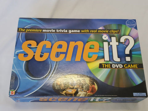 VINTAGE 2003 Mattel Scene It DVD Board Game