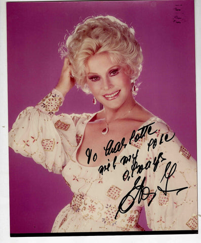 Eva Gabor Signed 8x10 Photo JSA Green Acres Rescuers Aristocrats Match Game K