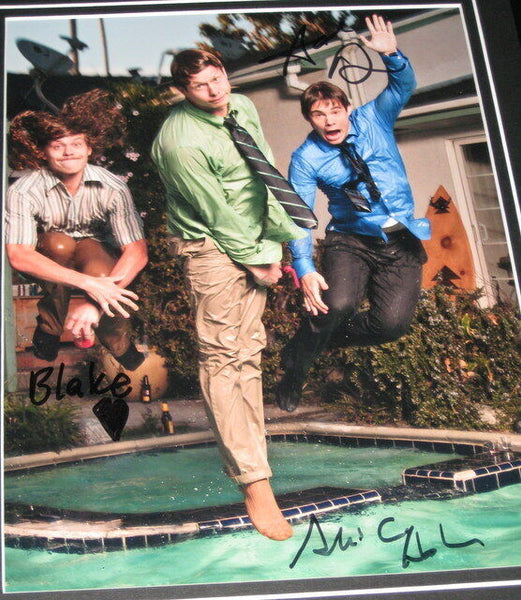 Workaholics CAST Signed Framed 16x20 Photo Set AW Adam Anders & Blake