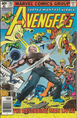 Avengers #183 ORIGINAL Vintage 1979 Marvel Comics Absorbing Man