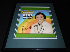 Bob McGrath Signed Framed 11x14 Photo Display AW Sesame Street