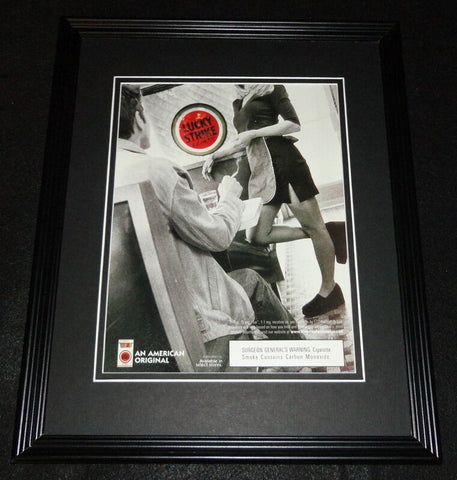 2000 Lucky Strike Cigarettes Framed 11x14 ORIGINAL Advertisement