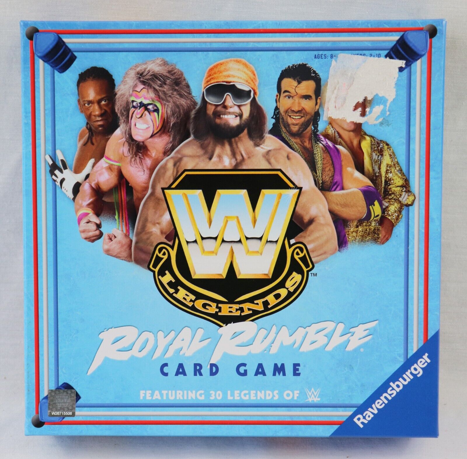 VINTAGE Ravensburger WWE Legends Royal Rumble Card Game Macho Man Randy Savage