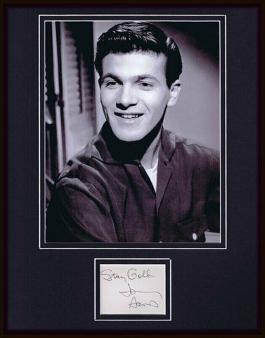 Tommy Sands Signed Framed 11x14 Photo Display 