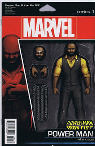 Power Man And Iron Fist Vol 3 #1 2016 JT Christopher Power Man Figure Cover