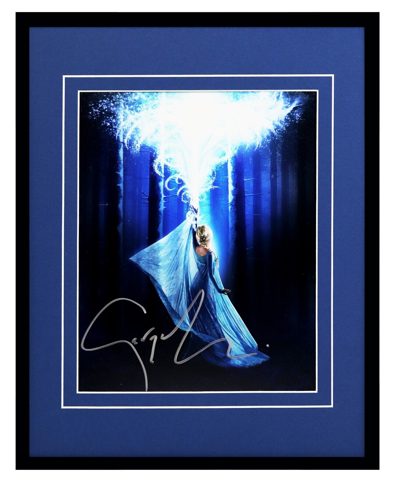 Georgina Haig Signed Framed 11x14 Photo Display AW Once Upon a Time Frozen Elsa 