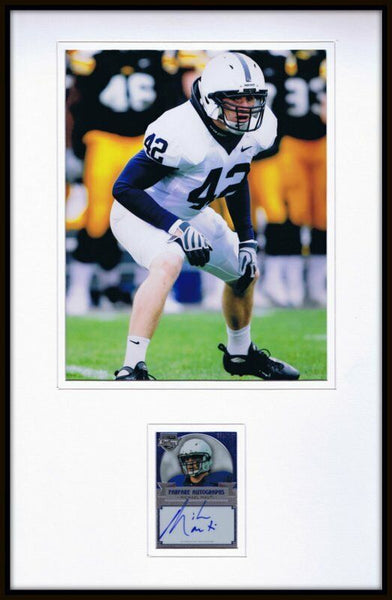 Michael Mauti Signed Framed Rookie Card & Photo Display Penn State PP