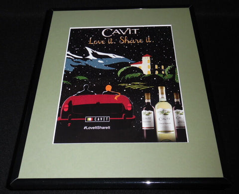 2015 Cavit Pinot Grigio Noir Wine 11x14 Framed ORIGINAL Advertisement 