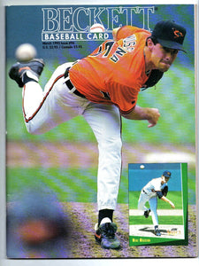 Mar 1993 Beckett Baseball Magazine #96 Mike Mussina Orioles