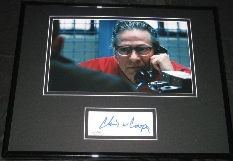 Chris Cooper Signed Framed 11x14 Photo Display JSA The Town