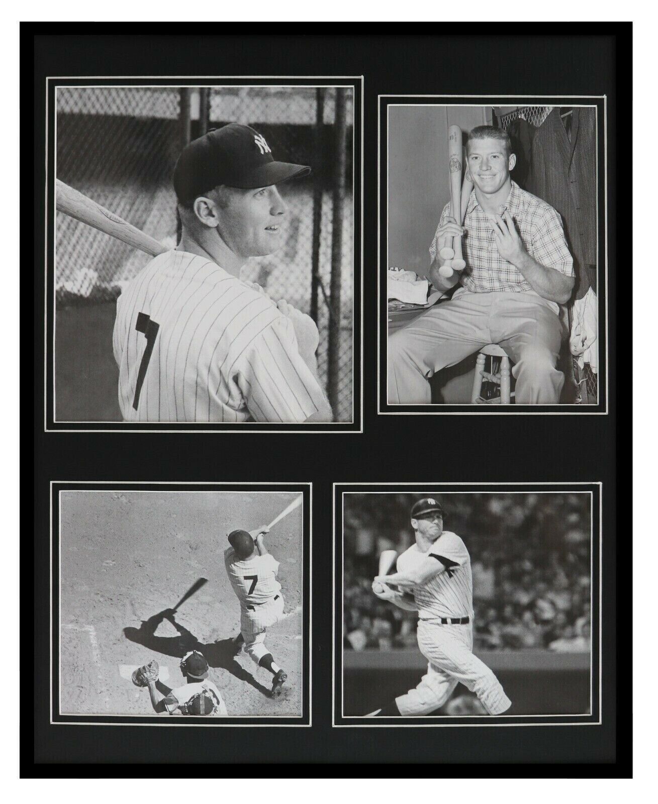 Mickey Mantle New York Yankees Framed 16x20 Photo Set