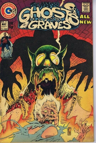 Many Ghosts of Dr Graves #45 ORIGINAL Vintage 1974 Charlton Comics