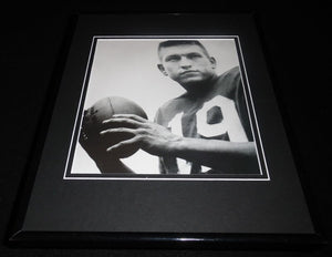 Johnny Unitas Flat Top Framed 11x14 Photo Display Colts