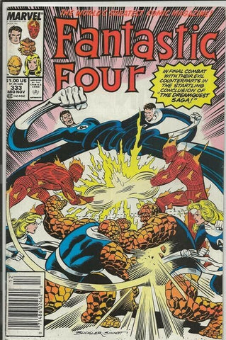 Fantastic Four #333 ORIGINAL Vintage 1989 Marvel Comics 