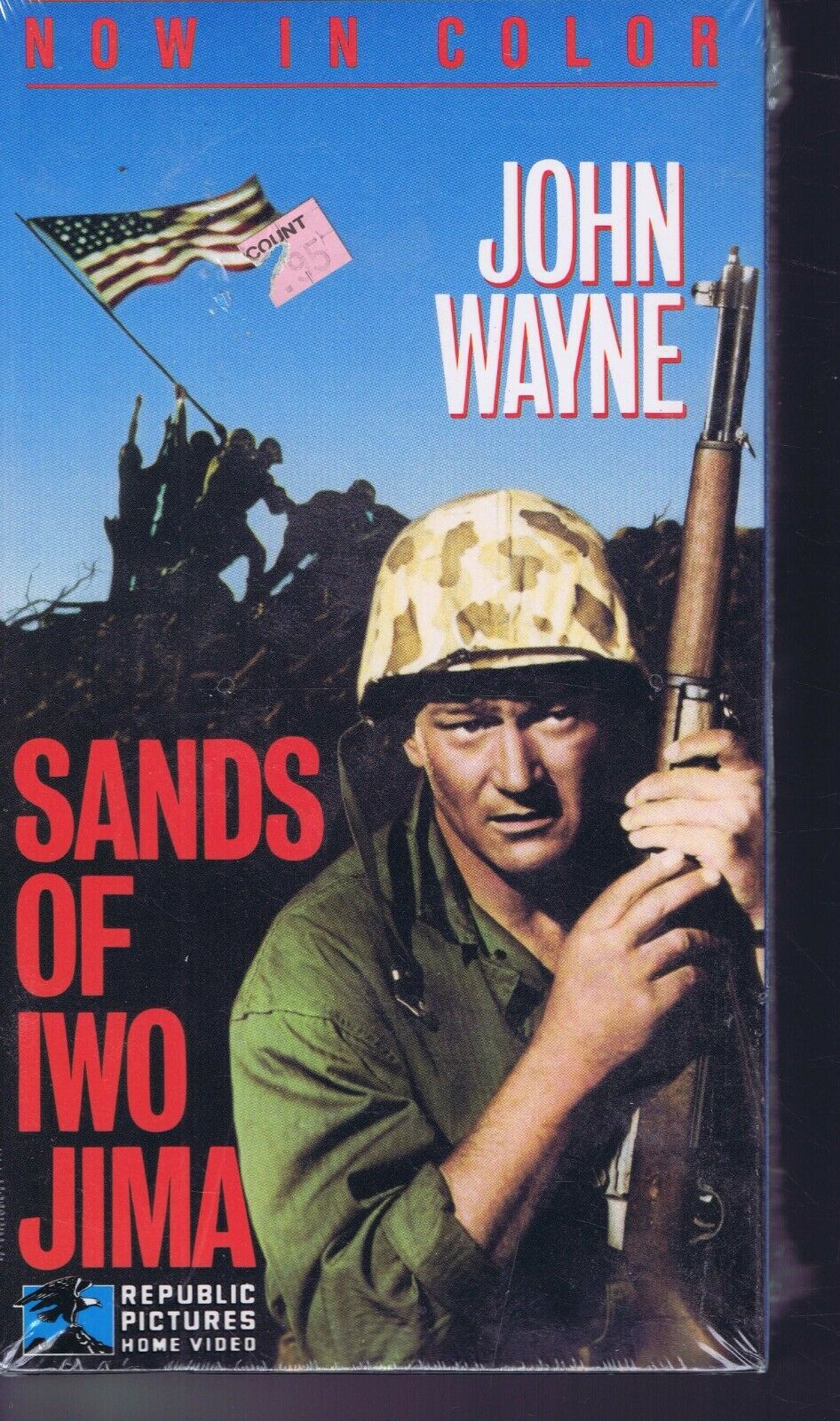 Sands of Iwo Jima VINTAGE SEALED VHS Cassette John Wayne