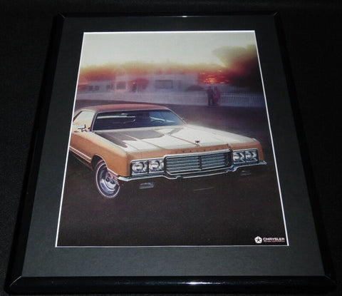 1972 Chrysler Automobiles 11x14 Framed ORIGINAL Vintage Advertisement