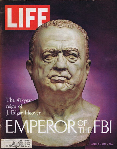 ORIGINAL Vintage Life Magazine April 9 1971 J Edgar Hoover