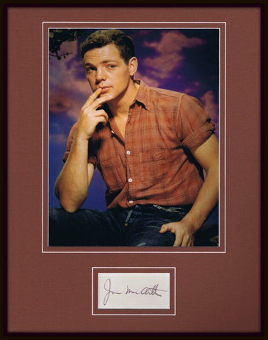 James Macarthur Signed Framed 11x14 Photo Display Hawaii Five-O