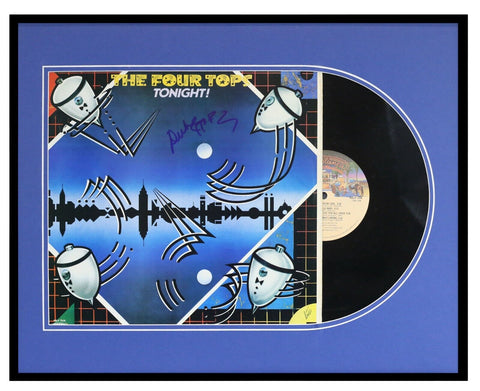 Abdul Duke Fakir Signed Framed 1981 Four Tops Tonight! Record Album Display